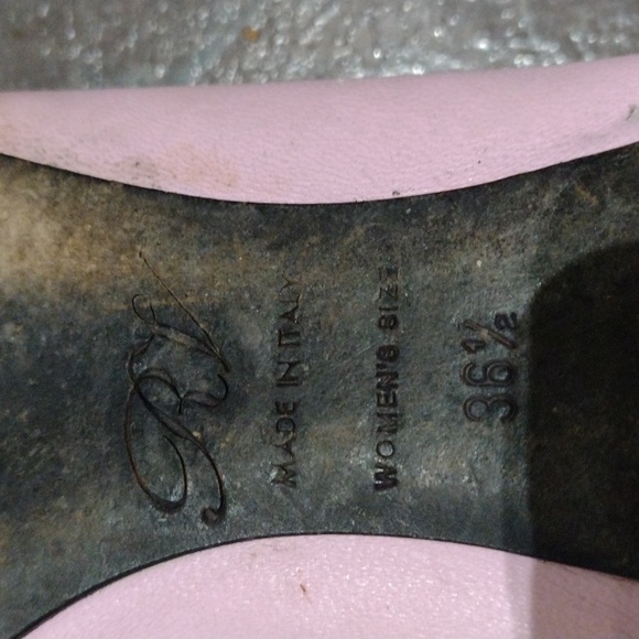 Roger Vivier Gold Buckle Pastel soda orange and pink ballet flats size 36.5 - Picture 13 of 16